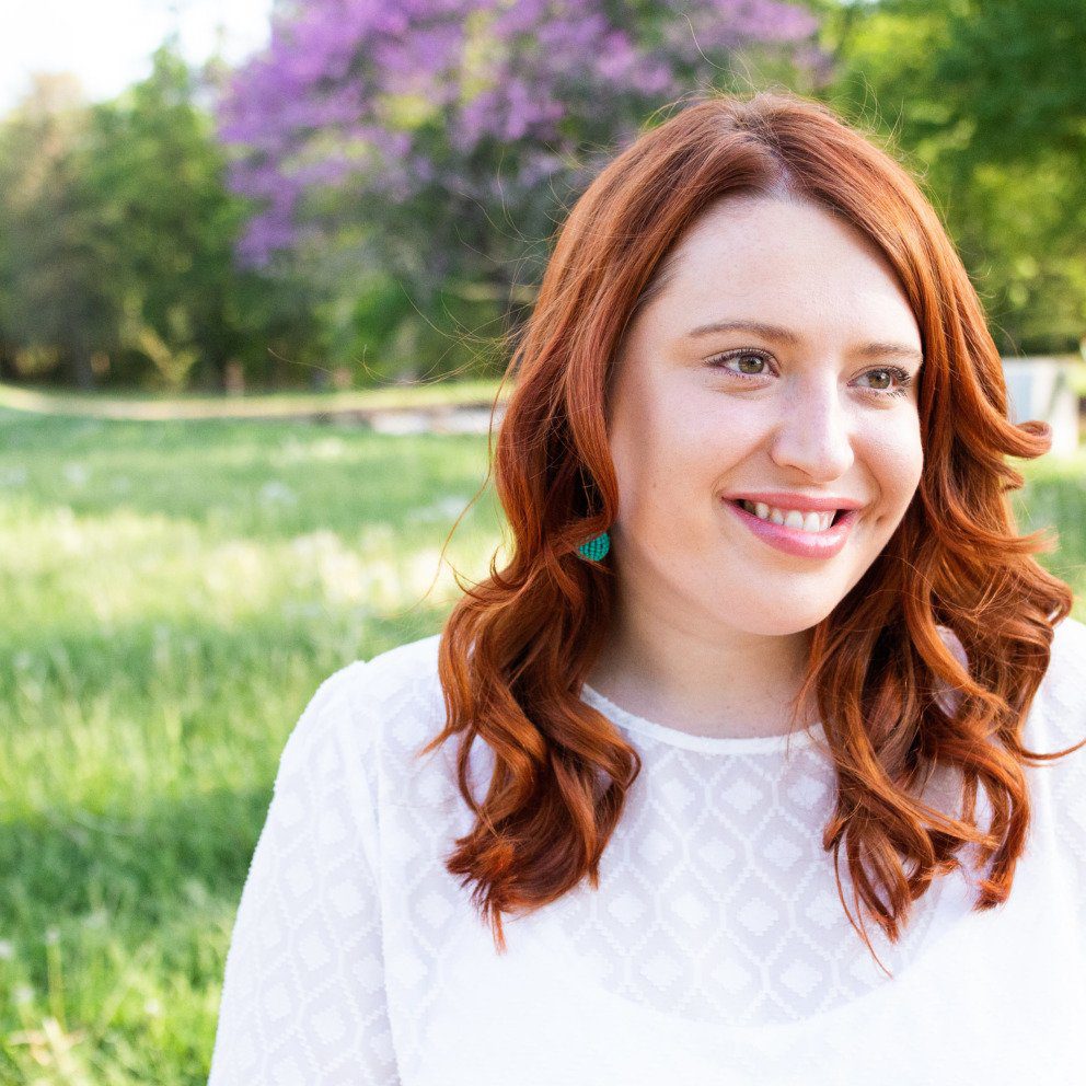 woman with red hair